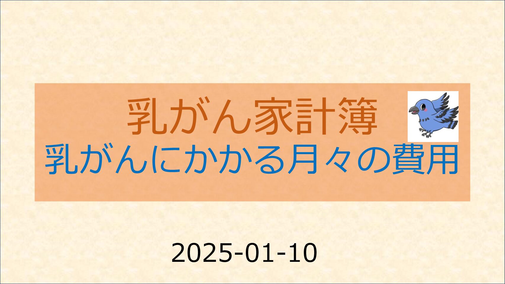 乳がんにかかる費用(月々)